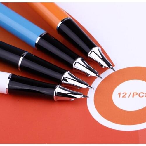 OASO S101 Fashion Metal Financial Dedicated Fountain Pen with 0.38mm Extra Fine Nib Inking Pens for Writing with Original Case