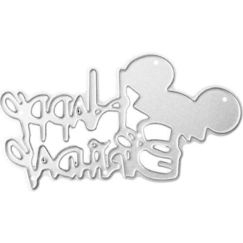 Happy Birthday Hat Metal Cutting Dies Stencil DIY Scrapbooking Album Stamp Paper Card Embossing Crafts Decor