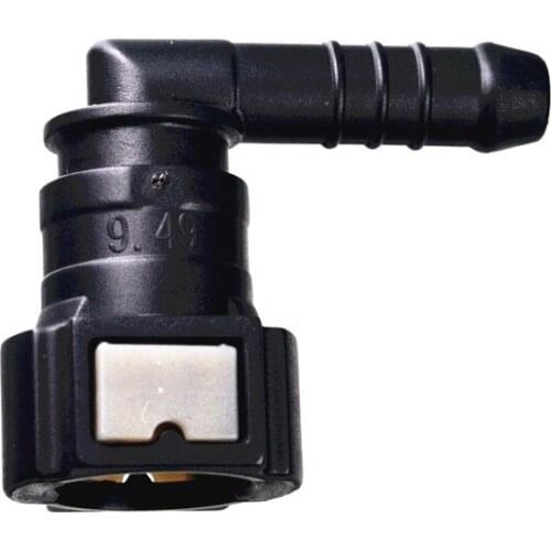 Car styling 9.49mm- 3/8" Fuel line quick connector with rubber barb ID7.5 for Fuel tank