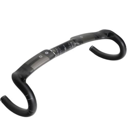 TOSEEK Ultralight Full Carbon Fiber Mountain Bike Handlebars Bicycle Riser Bar MTB Handlebar 31.8MM 400/420/440MM Drop