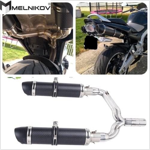 Slip-On For Suzuki GSR400 GSR600 BK400 BK600 GSR BK 400 600 Motorcycle Exhaust Muffler Modified Middle Link Pipe Exhaust