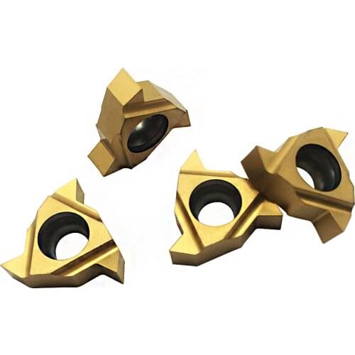 10pcs turnning lndexable threading carbide inserts RT16.01W AG60 for external threading turning holders