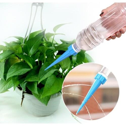 12Pcs Garden Automatic Watering Irrigation Kits Plant Flower Water Control Drip Cone Spike Waterer Bottle Irrigation System