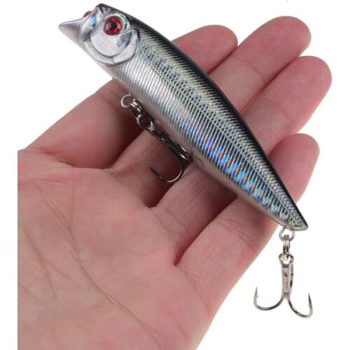 9CM/11.5G Wobblers Floating Fishing Popper Lure Isca Artificial Hard Bait Minnow Lure Pesca Fishing Crankbait Tackle