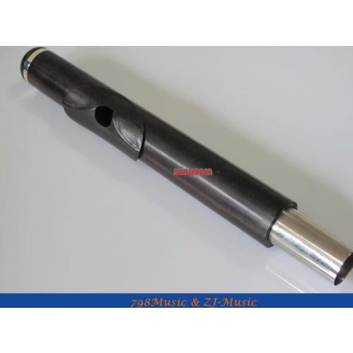 WOODEN FLUTE HEADJOINT - handcrafted in Grenadilla Black Wood-Handmade