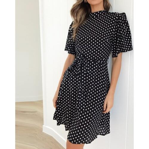 Летние платья в горошек GUYI China At AliExpress