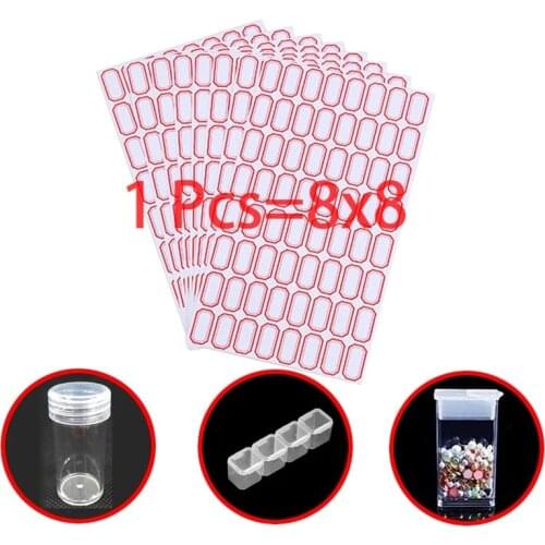 Diamond Painting Tools 10Pcs Stickers Diamond Classification Storage Distinguish Label Stickers for Diamond Painting Embroidery