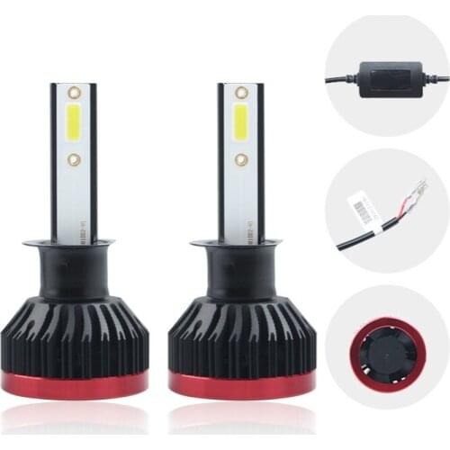 K1 Auto Headlamp Bulb H4 H8 H9 H11 H1 H3 H7 9005 9006 9012 80W Car Styling 6000LM 6000K Car LED Headlight