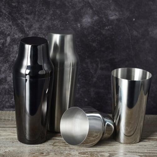 Bar Shakers 2-Part Stainless Steel Cocktail Shaker, 30 Ounces,900ml, Brushed Silver