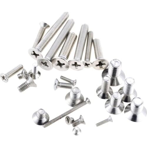 M1 M1.2 M1.4 M1.6 M2 M2.5 M3 M4 M5 M6 M8 304 Stainless Steel Cross Phillips Flat Countersunk Head Screw Bolt