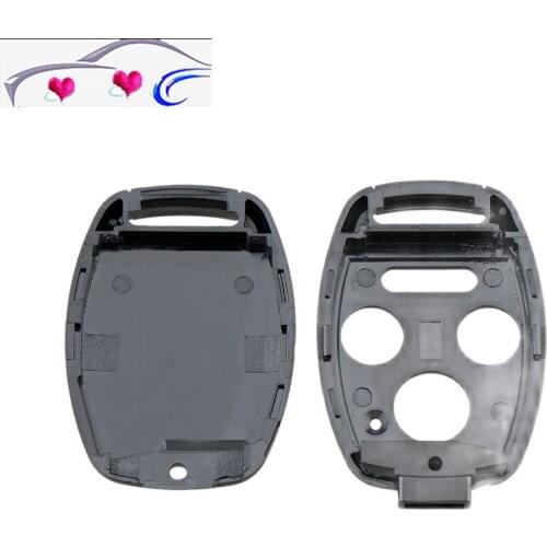 2020 New Car Remote Key Case Fob Shell For Honda Accord Civic CR-V 4 Button No Blade forHonda embryoless key housing replacement