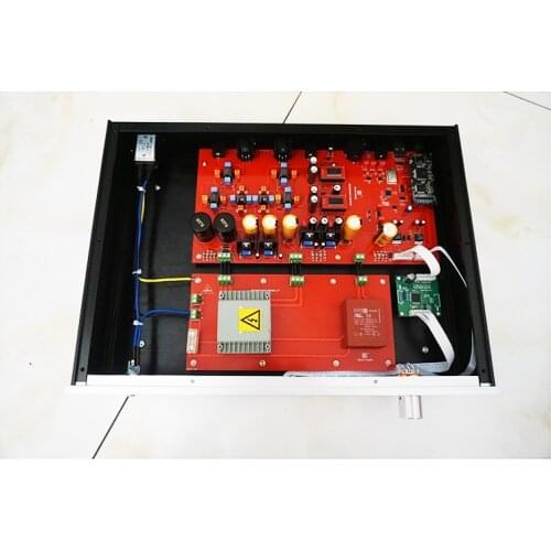 NEW AD1865 R2R NOS DAC dual parallel fully balanced audiophile decoder, supports SPDIF, AES/EBU, HDMI, USB input pcm44.1~192khz