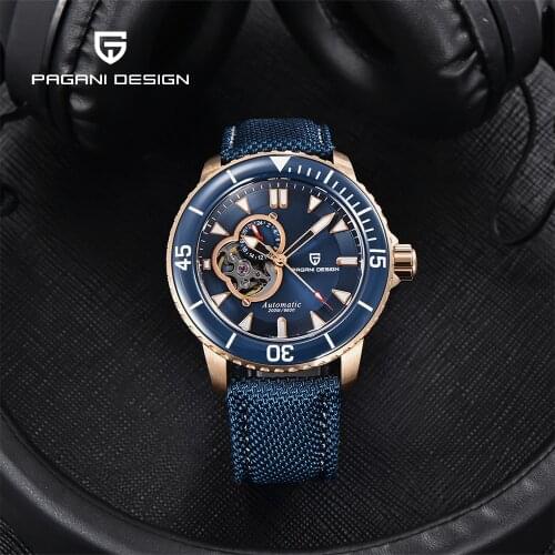 Pagani Design 2021 New Mens Mechanical Watch Sapphire Luxury Sports Mens Clock 200M Waterproof Mens Watch Relogio Masculino