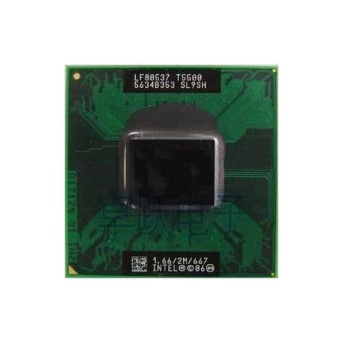 Intel Laptop CPU T5500 1.66/2M/667 scrattered pieces Free shipping