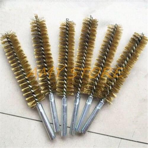 2pcs 10mm 12mm 15mm 18mm Brush Dia Brass Wire Pipe Tube Cleaning Chimney Brushes