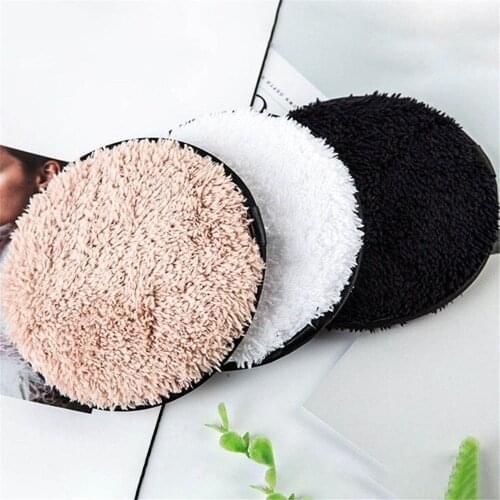 Microfiber Cloth Pads Remover Face Cleansing Towel Reusable Cleansing Makeup Sponge Lazy Cleansing Powder Puff Face Makeup Tools