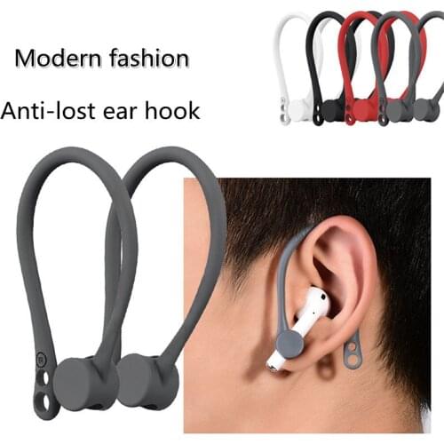 Airpods Protective Sleeve Sports Earphone Anti-Lost Anti-Drop Silicone Ear Hook Bluetooth Wireless Headset Universal Accessories