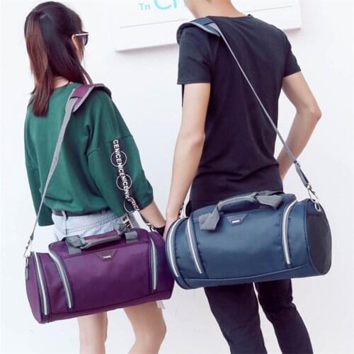Gym Bags Men Sports Running Pack Cylinder One Shoulder Sport Bag Womens Handbags Travel Bags Nylon Waterproof Handbag Package