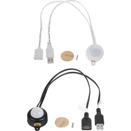 USB LED Light Strip Switch DC5-24V Human Body Infrared PIR Motion Sensor Switch #0604