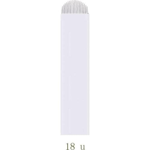 High Quality 0.20mm Flex 12u/14U/16U/18U Shape Microblading Blades Eyebrow Sobrancelha Needles Tatuagem Lamina Microblade