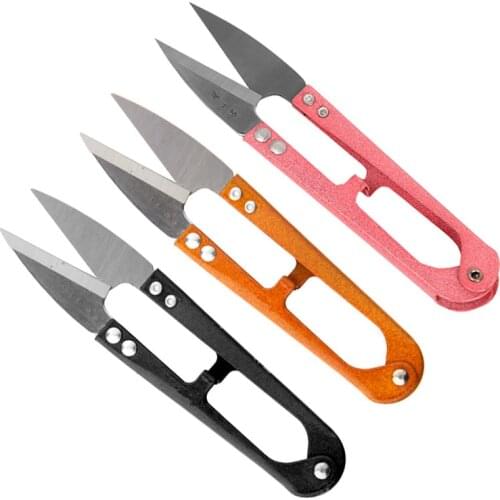 High quality Zhang Xiaoquan spring yarn scissors cross stitch clothing cutting scissors tailoring U-shaped thread shears