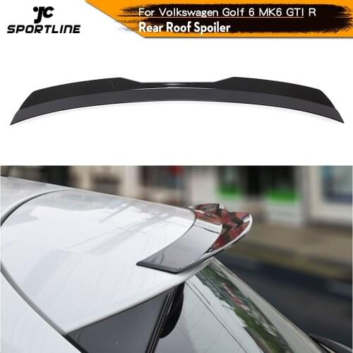Rear Roof Spoiler Boot Lip Wing Spoiler For Volkswagen Golf 6 GTI 2009 - 2013 ABS Window Spoiler Lid