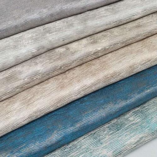 100*280cm Nordic Style Jacquard Fabric Modern Luxury Velvet Fabric For Diy Tablecloth Sofa Cushion Curtain Upholstery Crafts