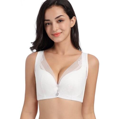 Brazier mujer Fat mm breathable comfort Big breasts are small lingerie femme plus size women