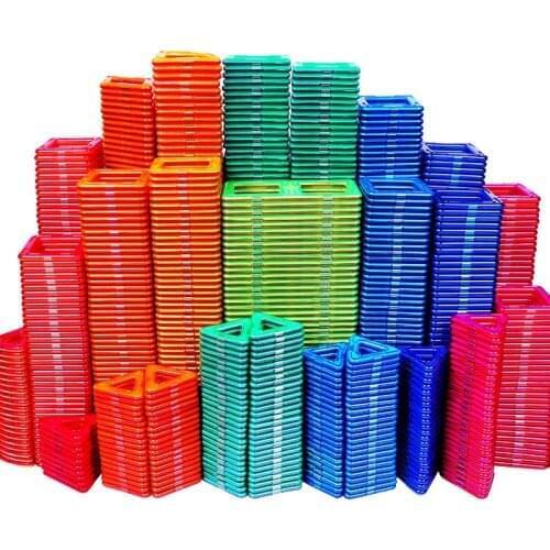 100-298pcs Mini Magnetic Designer Construction Set Model & Building Toy Plastic Magnetic Blocks Educational Toys For Kids Gift
