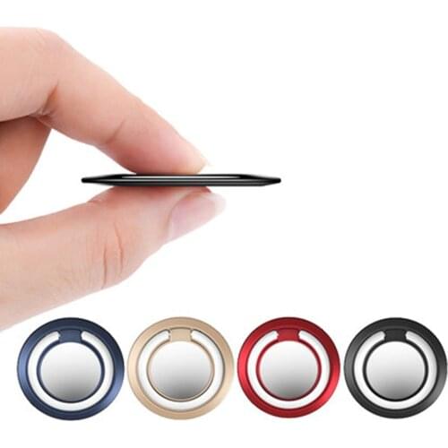 100pcs Luxury Spin Phone Holder 360 Degree Rotatable Magnet Metal Finger Ring Smartphone Socket For Magnetic Smartphone Stand