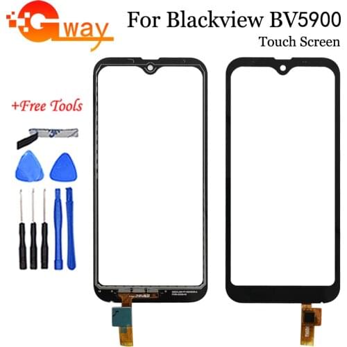 5.7" For Blackview BV5900 Touch Screen Digitizer Glass Replacement For BV5900 Phone Spair Parts Touch Sensor + Tools +Adhesive
