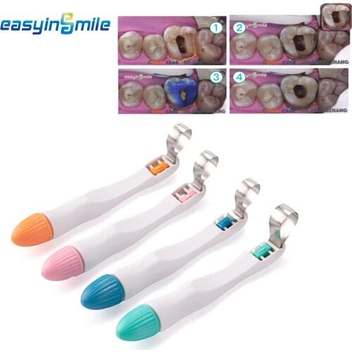 50pcs EASYINSMILE Dental Pro Matrix Band Sectional Contoured Matrice Ring System Standard and Curved Dentales Matrix Pre Formed