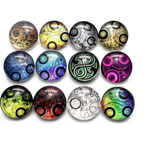 Hot sale Arrived Mixs Time Lord 20pcs Snaps Buttons 18mm Cartoon Snaps Charms Fit Ginger Snaps Bracelets&Bangles Jewelry