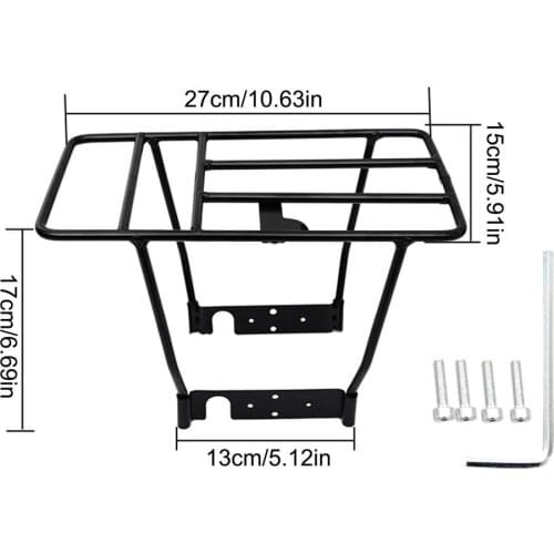 Luggage Carrier Cargo Rear Rack Storage Shelf Saddle Scooter Rear Storage Shelf Capacity For M365 1s Pro