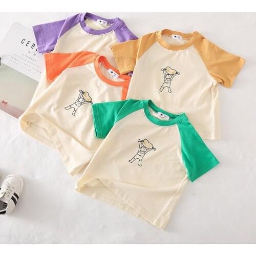 Children T shirt for Boys Girls Summer Clothes Short Sleeve Cartoon Kids T shirt Tops BC930
