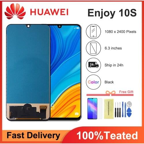 100% New For Huawei P Smart S LCD Display Touch Screen Digitizer Assembly Replacement For Huawei Y8p 2020 LCD AQM-LX1 Y8P lcd