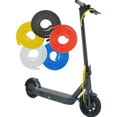 For XIAOMI M365/PRO G30 Electric Scooters 1M Line Organizer Pipe Protection Spiral Wrap Winding Cable Wire Protector Cover Tube