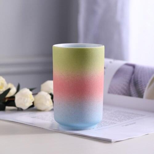 Chinese Color Coffee Cup Ceramic Personality Tea Set Taza Home Office Drinking Utensils Friend Tea Mugs High Quality Unique Gift