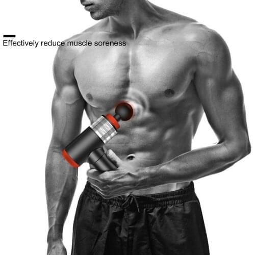 Fascia Massager Handheld Tissue Percussion Electric Massager LCD Screen Muscle Relaxing Tool Deep Muscle Massager