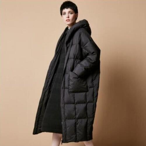 New style women down jacket female large size coat Mid-length down jackets for autumn and winter coats oversize clothes lady