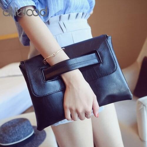Aliwood 2021 Fashion Womens Envelope clutch bag Trend Female Crossbody Bags Leather Handbag Ladies Shoulder Bags Clutches Purse