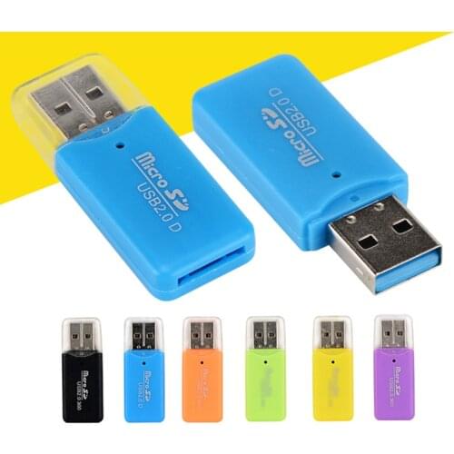 USB Adapter Mini Memory Card Reader High Speed USB 2.0 Interface For Micro SD For PC Computer Peripherals High Speed Card Reader