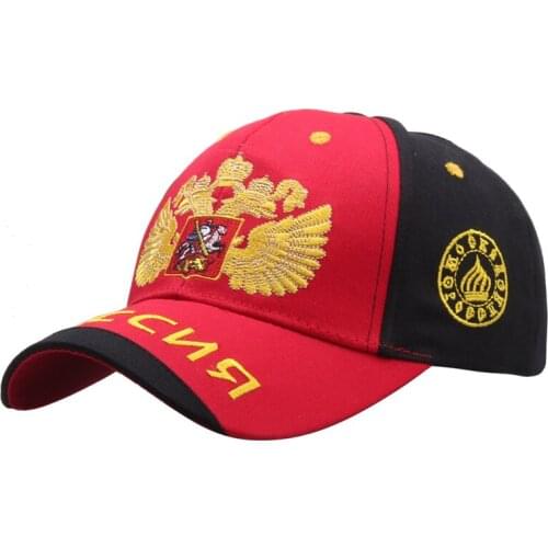 High Quality Fashion Sochi Russian Baseball Cap Women Men Golden Double-Headed Eagle Bonnet Snapback HipHop Hat Gorras Sombreros