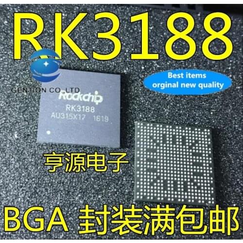 2PCS RK3188 BGA tablet master CPU in stock 100% new and original