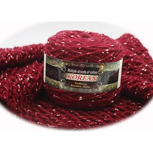 200g High Quality Snow Mohair Wool Thick Crochet Yarn For Hand Knitting Soft Cashmere Cotton Roving Yarns Thread