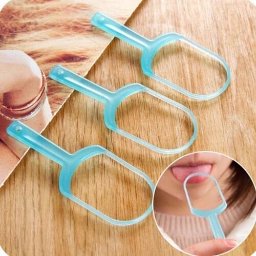 3pcs Plastic Hygiene Mouth Care New Oral Tongue Cleaner Scraper New Arrival Hot