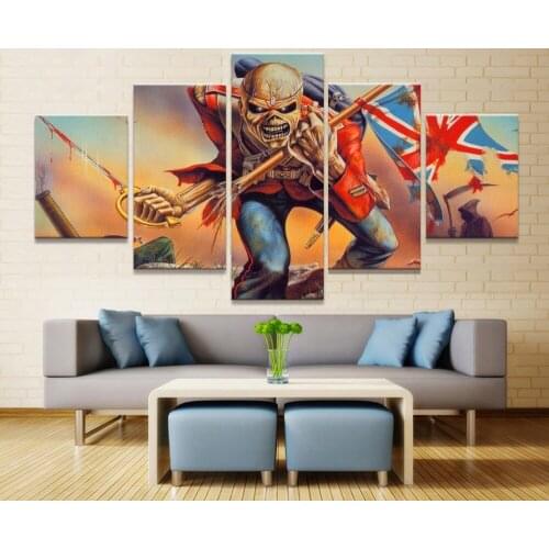 Diy 5pcs warrior Music Band Poster 5d diamond painting crystal diamond embroidery spuare&round crystal painting cross stitchsets