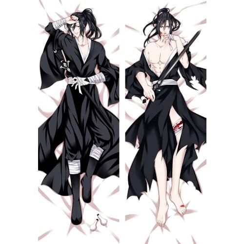 Anime Modaozushi Male Dakimakura Hugging Body Pillow Case Otaku Mo Dao Zu Shi DIY Throw Cushion Pillow Cover Home Bedding