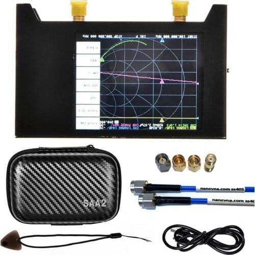 3G Vector Network Analyzer Antenna Shortwave Spectrum Analyzer Digital LCD Display Screen for S-A-A-2 NanoVNA V2 HF VHF UHF