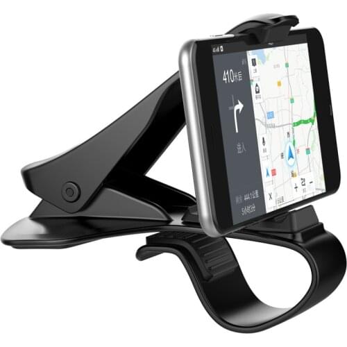 Car Phone Holder Stand Adjustable Clip dash board Soft Anti Slip Mobile Phone Holder GPS Bracket For iPhone Samsung Huawei